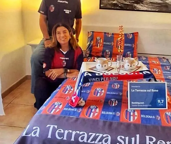 La Terrazza Sul Reno - In Pieno Centro-due Passi Da Chiara - Comodo Unipol Arena Oda ve Kahvaltı Casalecchio Di Reno